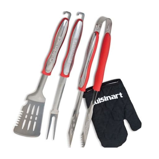 Ensemble de 3 outils pour grillades avec gants